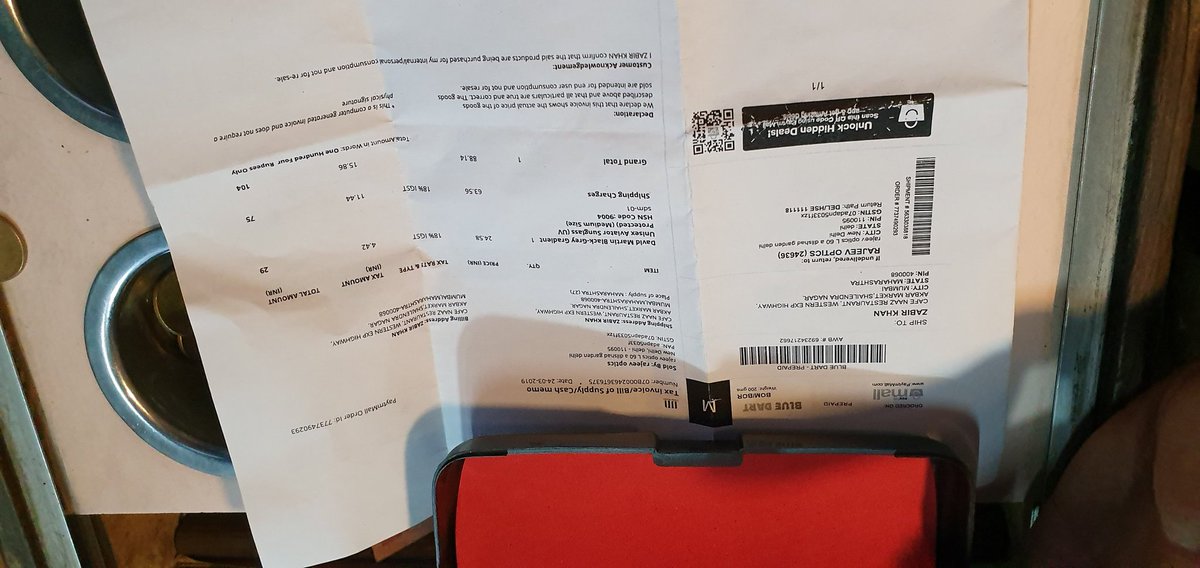 ZabirKh96243730's tweet image. What a fraud by paytm.
I order from paytm and guess what i recieved an empty box.
Is this the way paytm earns
Didnt expected this.
#fraudpaytm 
@Paytm @PaytmMall