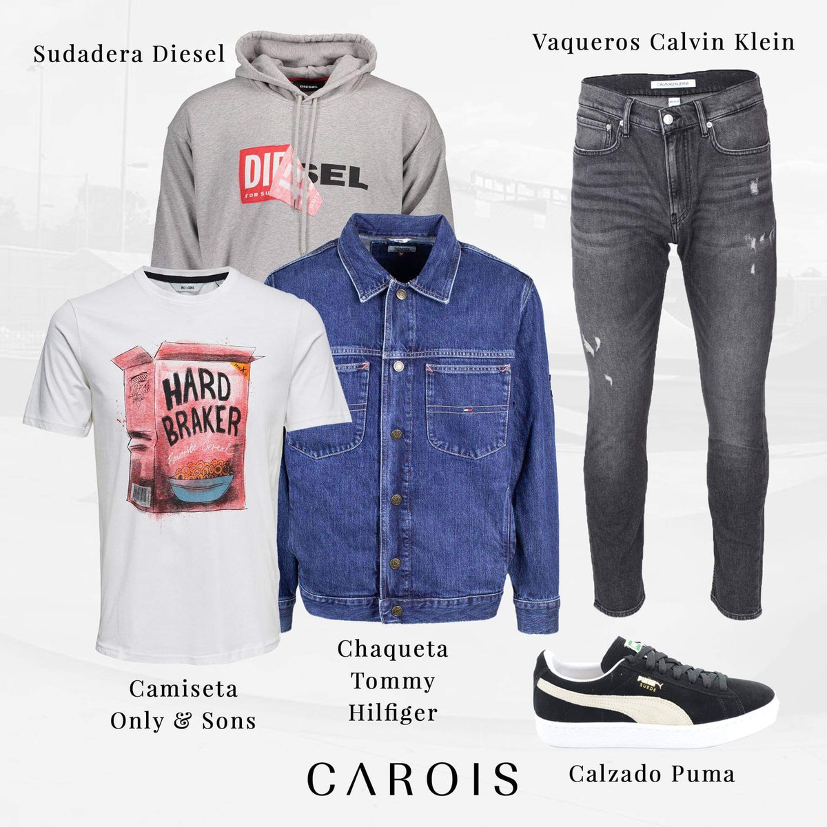 CaroisOutlet's tweet photo. Hoy te proponemos este look:
🔴Camiseta #OnlyandSons: https://t.co/w6BxLpLSdN
🔴Sudadera #Diesel: https://t.co/4sEkodVv1Q
🔴Chaqueta #TommyHilfiger: https://t.co/BtwteEgHqr
🔴Vaqueros #CalvinKlein: https://t.co/PxvsWvPWzA
🔴Calzado #Puma: https://t.co/aAVeZhEvGM https://t.co/JNpsNCC67b