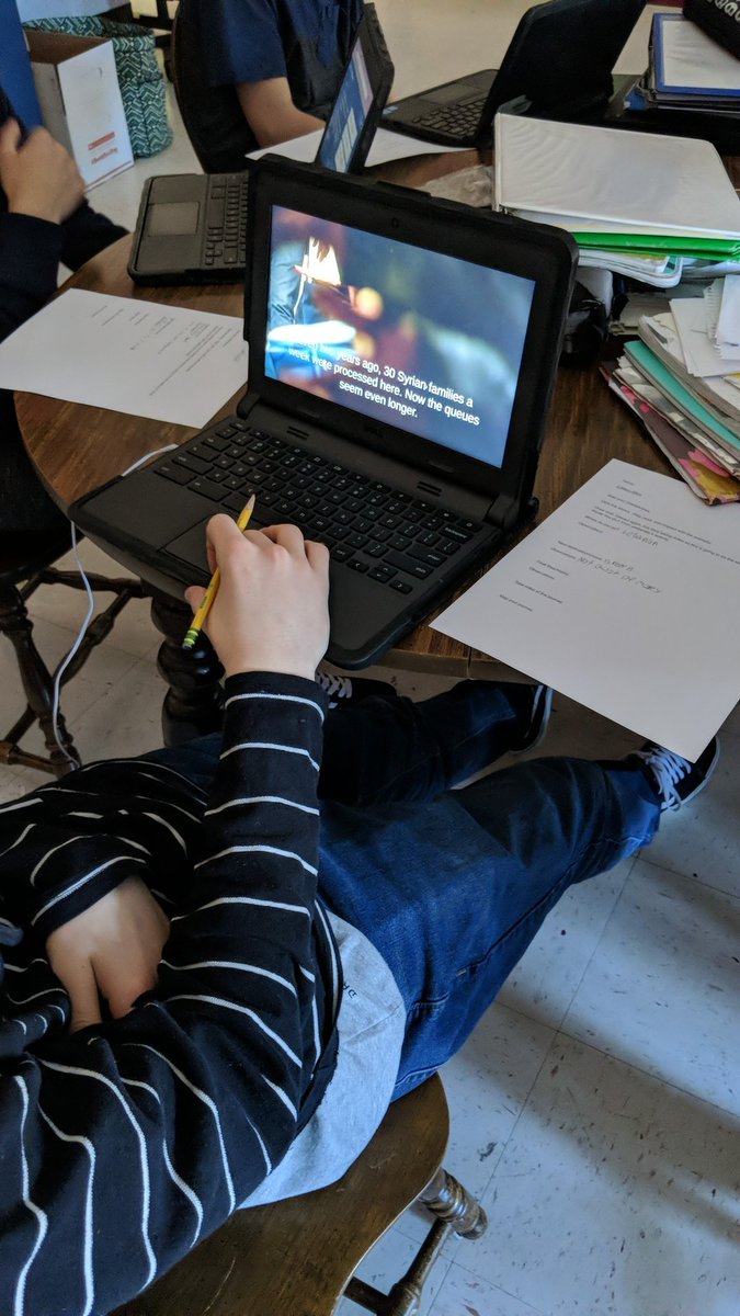 mck2002's tweet photo. Just finished Refugee by @AlanGratz. Using our reflections and #twobillionmiles to experience the plight...@mrspbrennan @HopatcongSchool https://t.co/dh0ZtY9z8n
