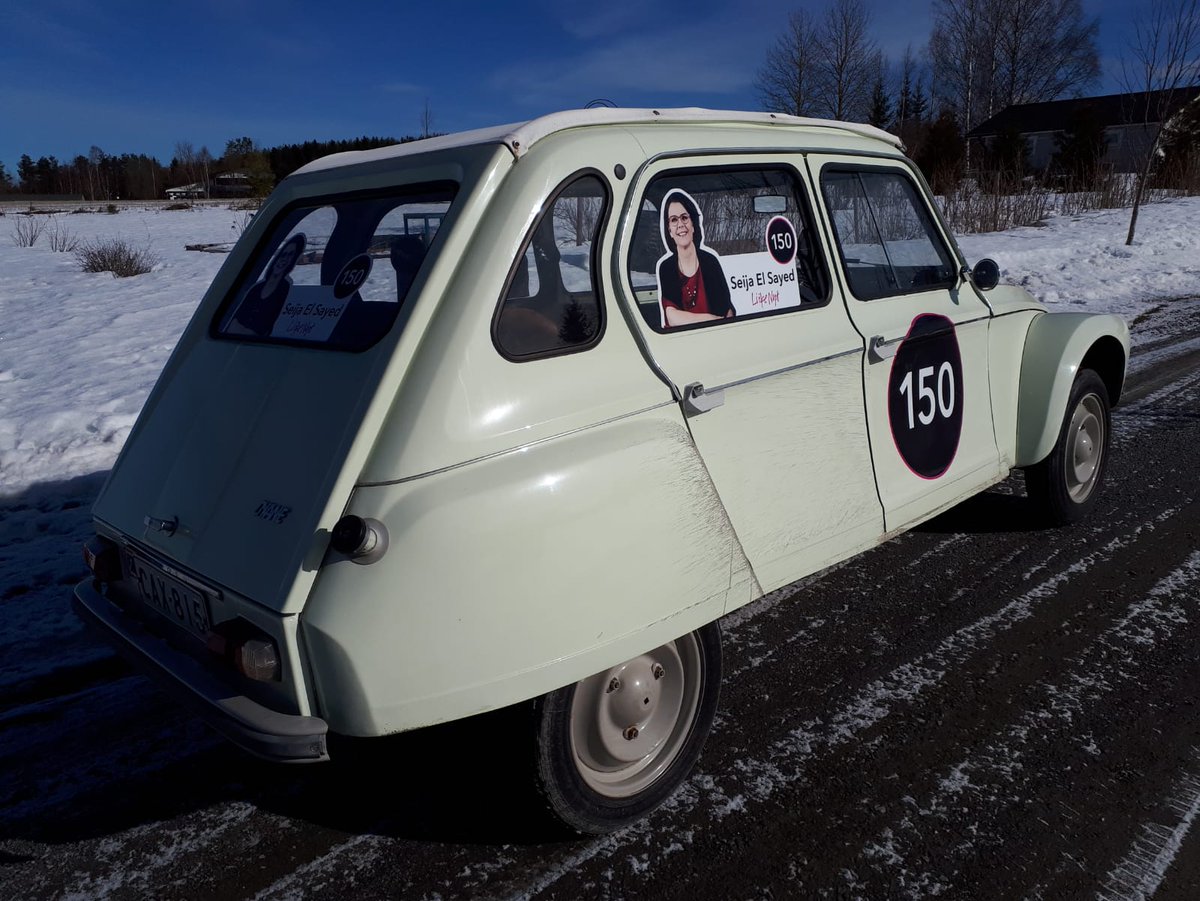 Vaalivankkuri vuosimallia 1974 liikenteessä😍
#Muutosonjoalkanut #LiikeNyt #Vaalit2019