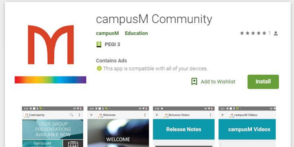 ExLibrisGroup's tweet photo. Are you a member of the #campusM community? Download the campusM #community #app for #iOS or #Android here! https://t.co/RTZ8veoB3t #HEI #campusapp https://t.co/T1xFRcbvAZ