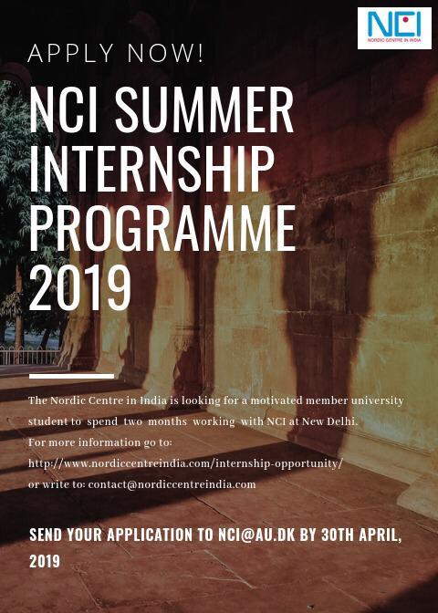 NordicCtrIndia's tweet photo. NCI is very happy to announce that we are calling for applications for our summer internship programme. Member university students are encouraged to apply. Find out more at https://t.co/MTzvN8AvZk #NCISummerInternship #NCI #NordicCentreinIndia #NCIInternship #NCIStudyProgrammes https://t.co/UVD0xSNvIc