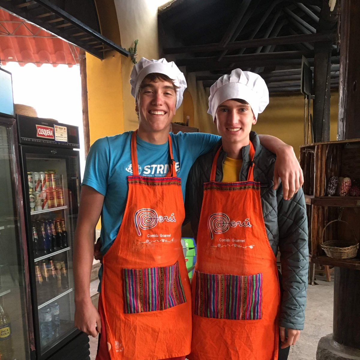STRIVETrips's tweet photo. The boys cooking up some empanadas for a nice little mid-morning snack. Yeah, boys can cook and girls can run. Be who you are and be proud of it!
.
.
.
#strivetrips #striveperu #cookingclass #cookingempanadas #summertravel #adventuretravel #culturalactivities https://t.co/mW7GM5wFA1