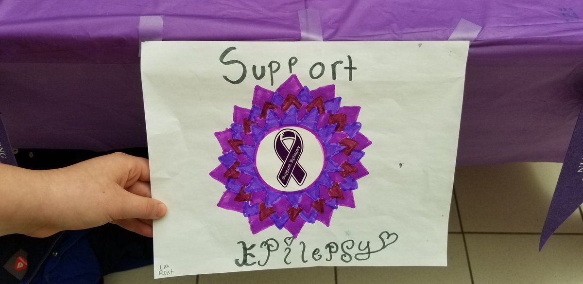 NLPSIceCats's tweet photo. Celebrating Epilepsy Awareness Day with a drop-in visit to learn about recognizing and supporting our friends with Epilepsy! Yay purple! @NLPSIceCats @yrdsbinclusion @YRDSB @EpilepsyOntario https://t.co/uQa8bgXGBw