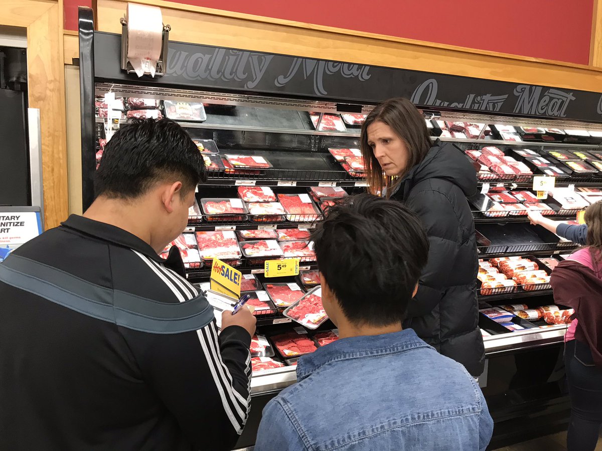 StuPDex's tweet photo. MoHS math students are preparing for #LifeAfterHS by creating a weekly grocery budget. @RickVrhovac @MonticelloHigh https://t.co/i0ma096Ozs