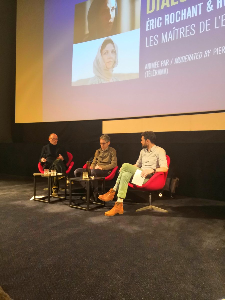 FestSeriesMania's tweet image. Le dialogue croisé entre Hugo Blick (#TheHonourableWoman et #BlackEarthRising) et @erochant (@LBDL_canal) a commencé. Animé par @MrSeries, @Telerama.