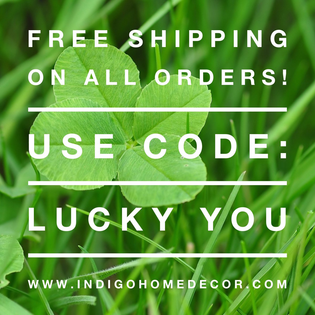 IndigoHomeDecor's tweet photo. ONE MORE WEEK! Enjoy FREE SHIPPING the entire month of 🍀March🍀 at https://t.co/7EuOXFyijN #homedecor #interiordesign #decoration #home #design #decor #art #color #sale #artwork #house #etsy #fashion #furniture #office #wallart #modern #table #shop #trends #tips #gift https://t.co/Pz76RxEFlY