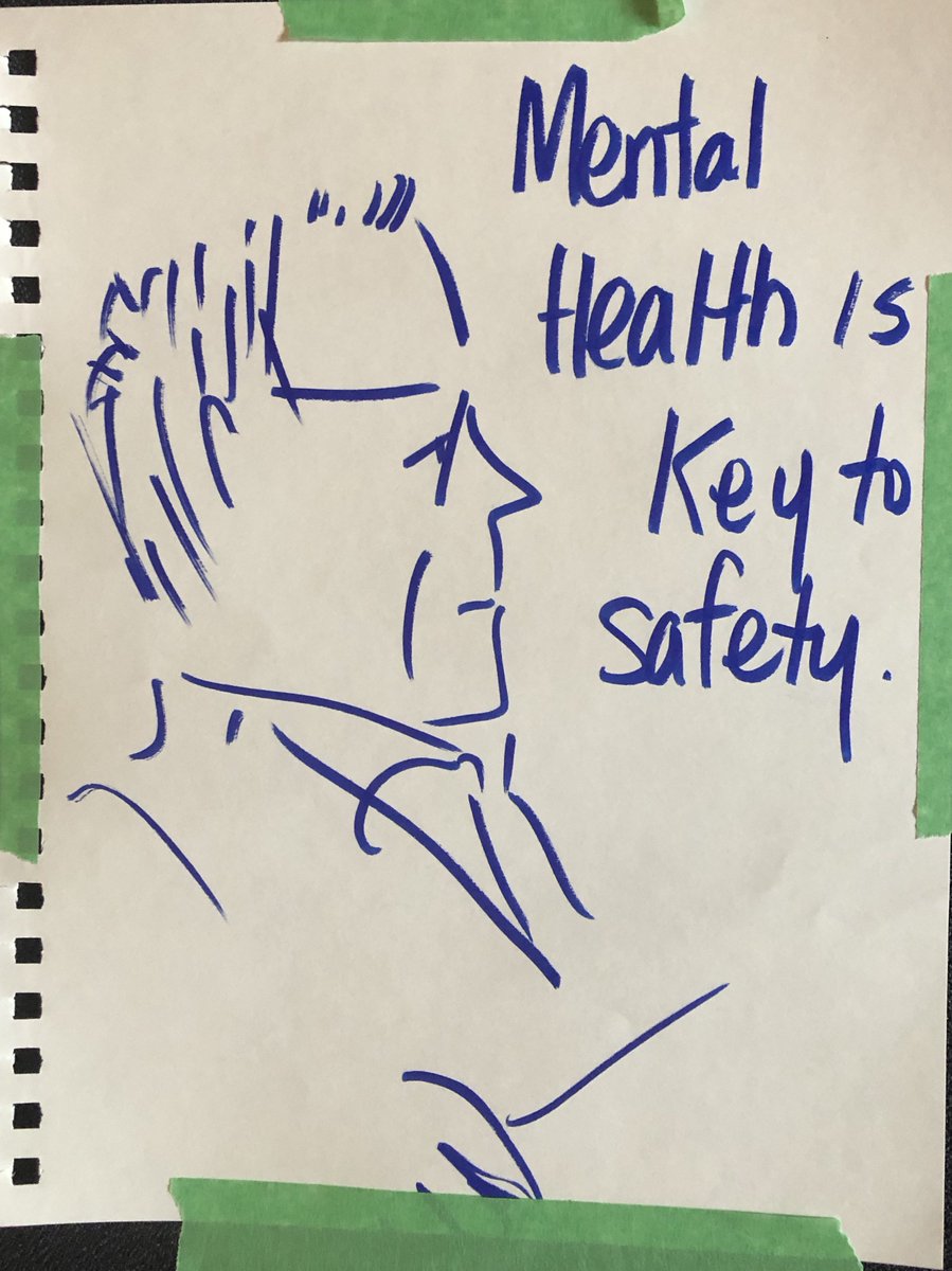 davispierltd's tweet photo. We have @SMacLeodStudio providing graphic facilitation today. Susan sketches what she hears participants say, and it provides a unique perspective of the discussions happening today. Take a look at her
work so far #SafetyNS #SJA #SafetyConnectionNS https://t.co/xXnSVoeXl8