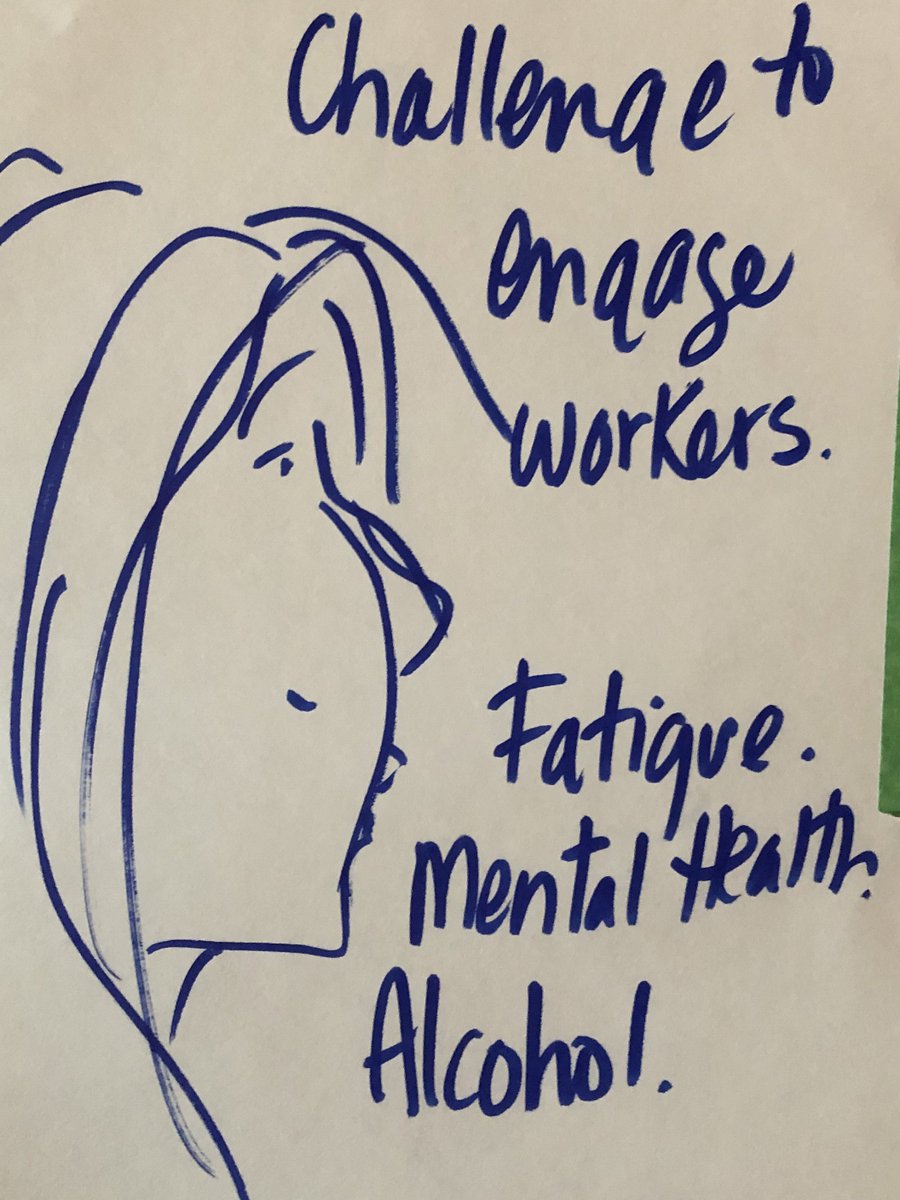 davispierltd's tweet photo. We have @SMacLeodStudio providing graphic facilitation today. Susan sketches what she hears participants say, and it provides a unique perspective of the discussions happening today. Take a look at her
work so far #SafetyNS #SJA #SafetyConnectionNS https://t.co/xXnSVoeXl8