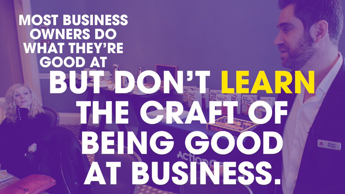 StuartWrightAC's tweet photo. Invest in your own knowledge in order to take your business where you want it to go.

Want to learn more? Subscribe to my YouTube channel, launching later this week: https://t.co/T6uqTBWGpn https://t.co/XPNlJ83Pul