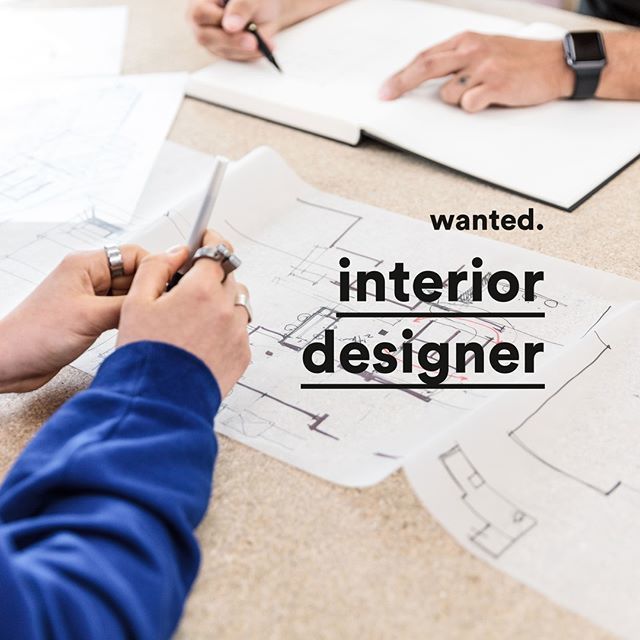 Interior designer wanted.⠀
⠀
As an interior designer you are an integral part of the FIVE AM team. After the briefing, you are responsible for translating the draft sketch into an executable detailed design. ift.tt/2HU5c66