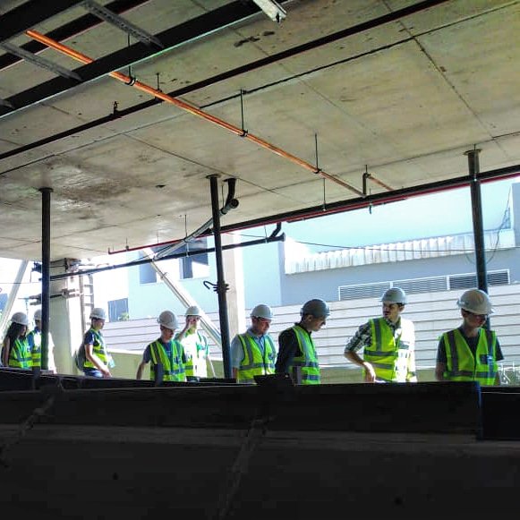 The #ebitweek learners today at Menlyn Central Construction Site! 😄#tuks #ebit #ebit2019