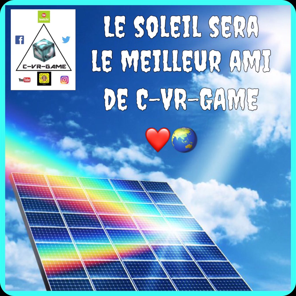 ProjetVr's tweet photo. #☀️#🌏#energiesolaire #ecologie #VRgame#VR#game#newprojet https://t.co/yvqBdLRFpc