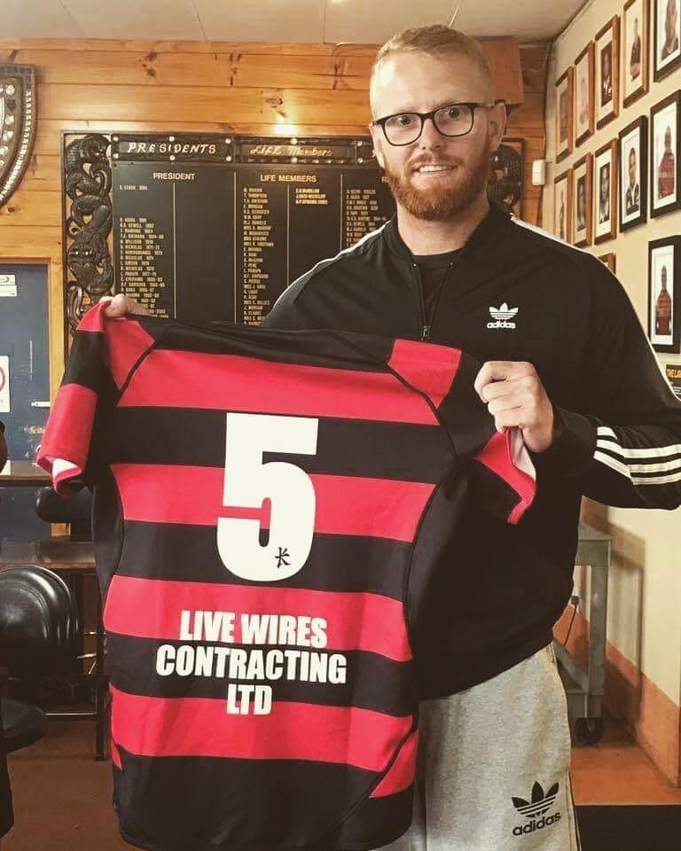 ToroSportsNZ's tweet photo. South African Christopher Van Leeuwen celebrate his almightly Waka (NZ) Jersey. #Rugbyrecruitment #ToroSports #tororecruitment  #rugbyexperience https://t.co/Gr1PkIJu4l