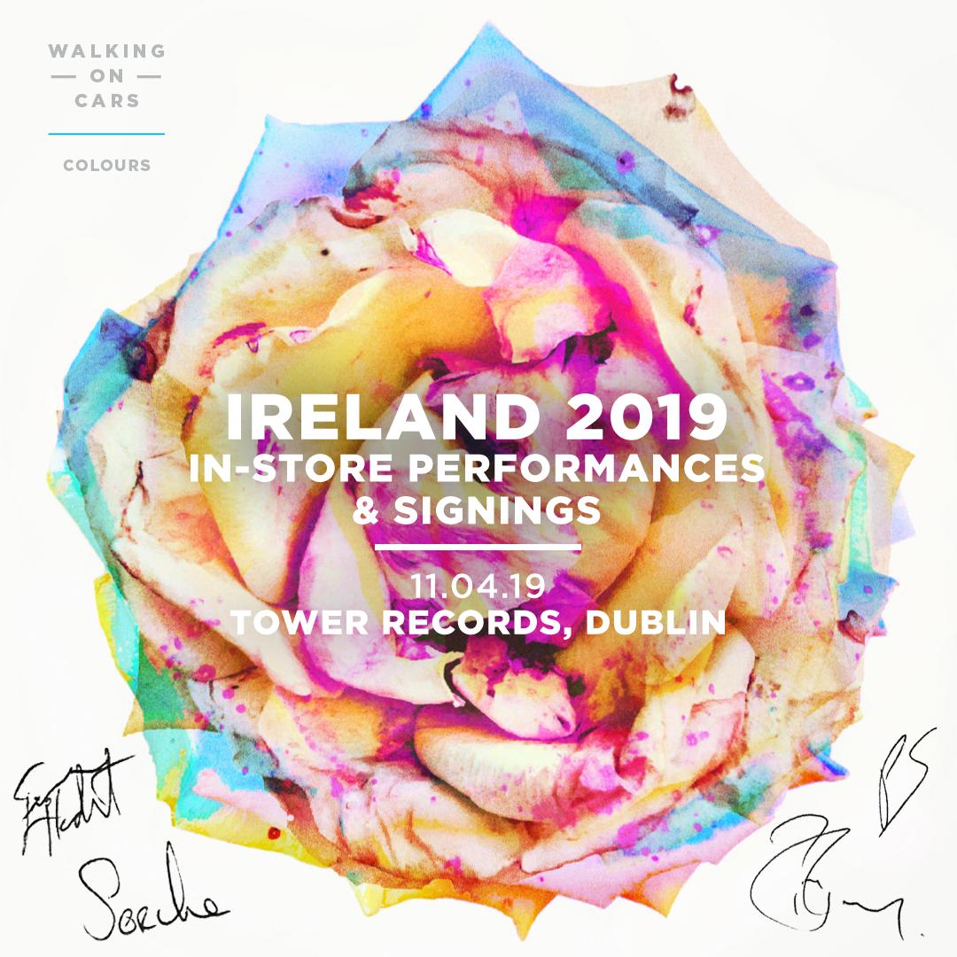 TowerDublin's tweet photo. Exclusive Album Launch
@WalkingOnCars will launch their highly anticipated 2nd album #colours in our Dawson St store on Thursday April 11th.
To attend, pre order Colours in store or online
https://t.co/B8z4t0PDwh
One entry per pre order
#towerlive #towerdublin https://t.co/OK0vAZpVBg