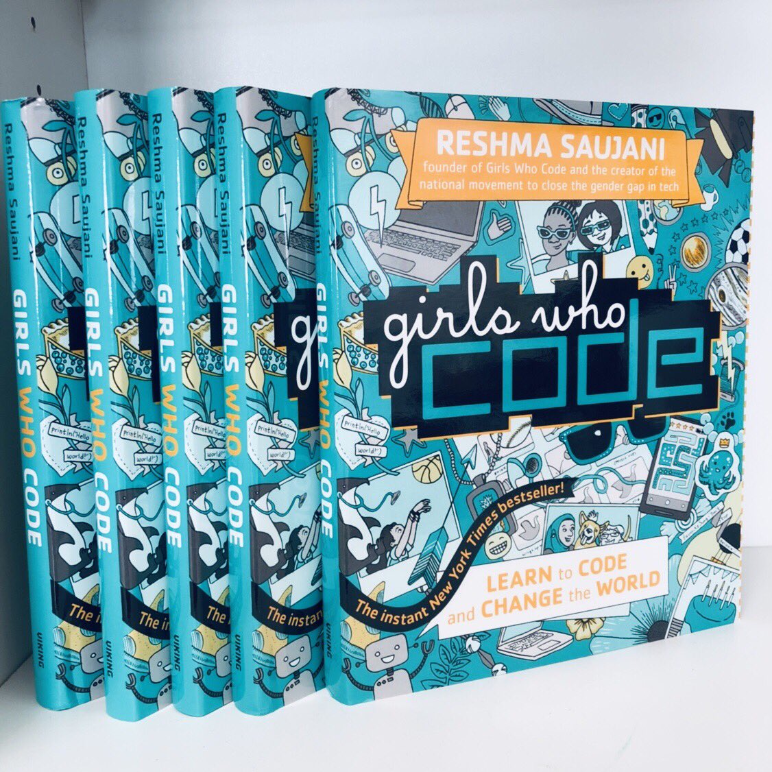 Excited to share that we will start a <a href="/GirlsWhoCode/">Girls Who Code</a> Club at BME! Thanks to those who have coded before me &amp; paved the way for girls to dive into the computing world! Got our free starter kit and I’m excited to launch the club this Friday!!! <a href="/BMESBulldogs/">Blake Manor</a> #girlcode #compsci