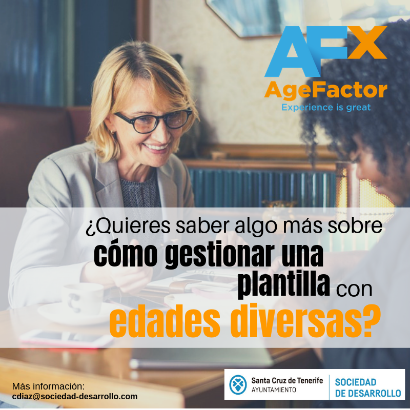 CrisDiazJorge's tweet image. A través del proyecto #agefactor gestionado por @SocDesarrollo hemos generado material disponible gratuito para empresas sobre este tema. Si quieres saber más, no dejes de enviarme un email a cdiaz@sociedad-desarrollo.com