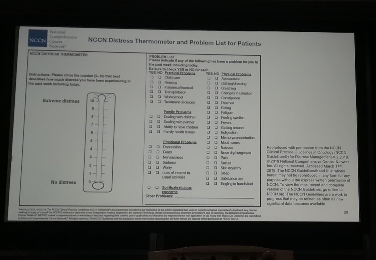 CrisCanRo's tweet photo. Vital role in the assessment and management of psychosocial distress, don't miss to protect ourselves! #activelistening #distressthermometer #nursesgroup #EBMT19 #physcho #QoL @hematosantpau https://t.co/eHeAtvYZq2