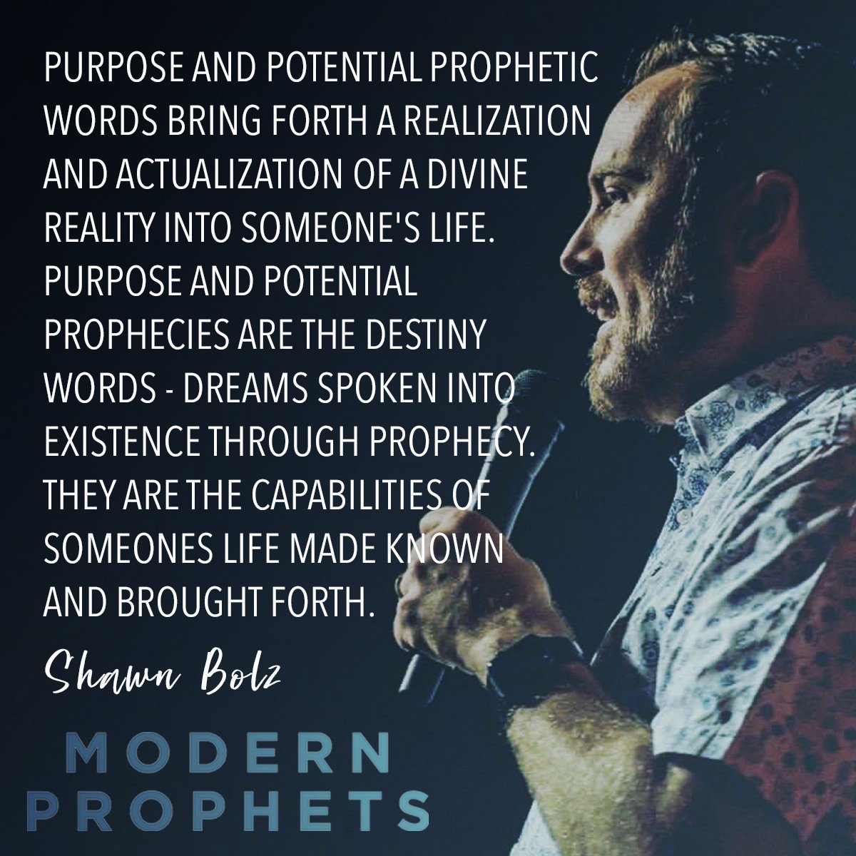 shawnbolz's tweet image. #modernprophets