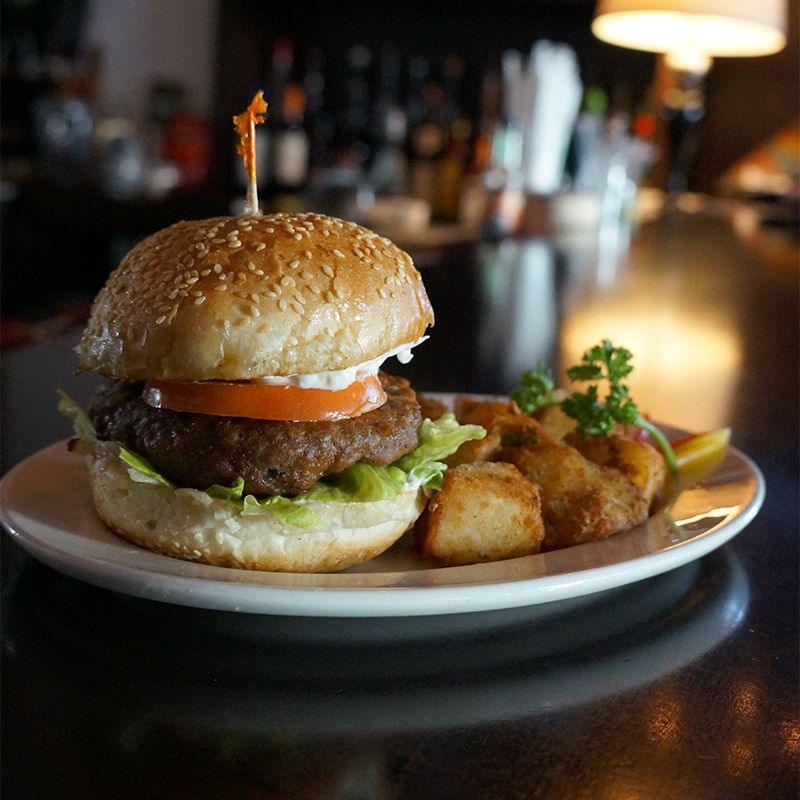 <a href="/rasahalifax/">Rasa: Flavours of India</a> is serving up a flavourful treat for us! The "Chapli Lamb Kebab Burger" is a lamb kebab burger, with a mix of lettuce, cucumber and tomatoes in hung curd and mint chutney. $16.50. 1542 Birmingham Street.