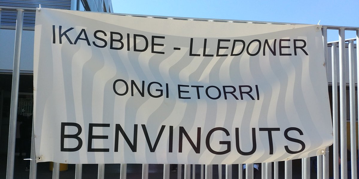 escolalledoner's tweet photo. Benvinguts @escolalledoner #Ikasbide #festaintercanvi https://t.co/l7R9RK49Ok