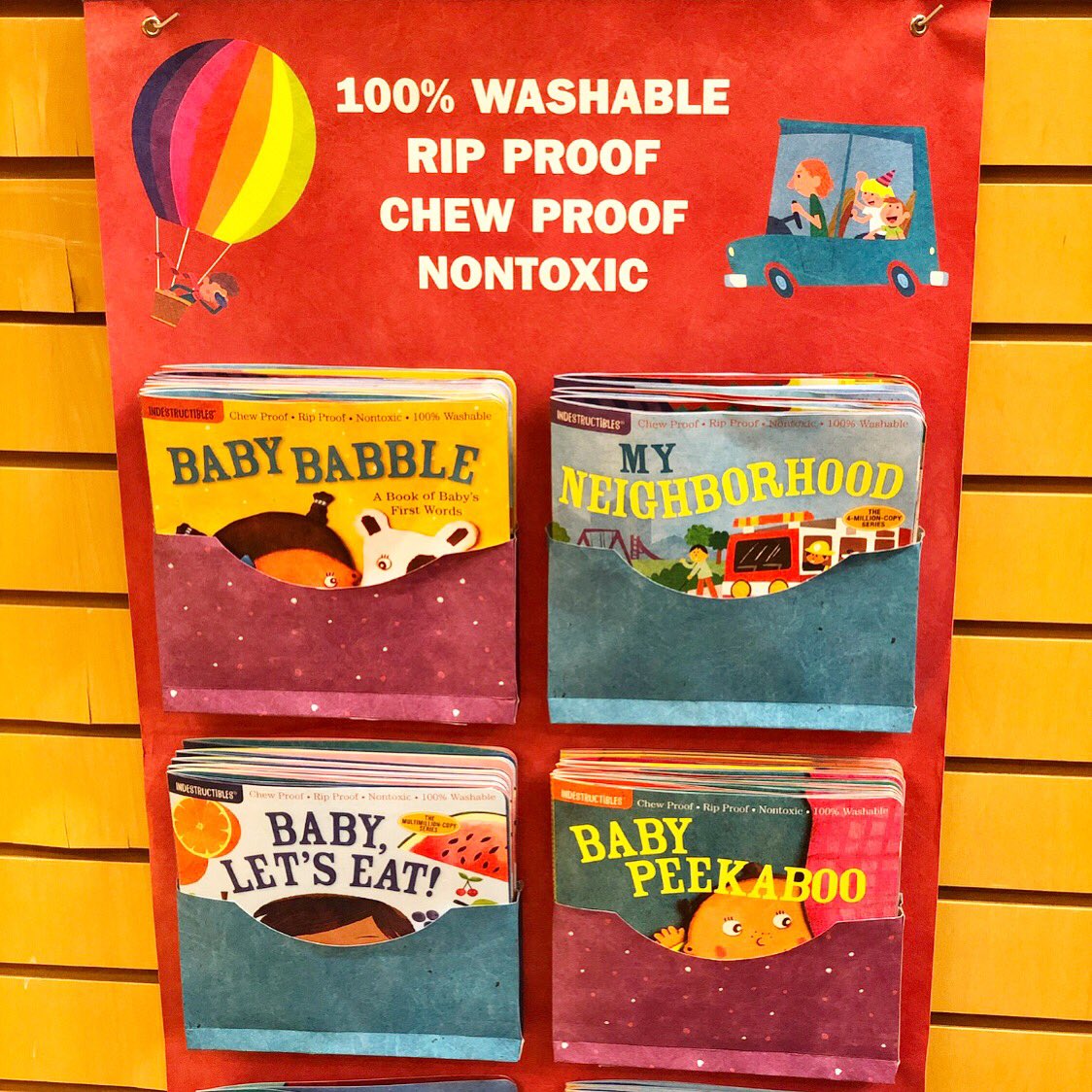surprisetcmp's tweet image. Do you have a little one who likes to chew on just about everything? Take a look at this unique score we spotted at our @barnesandnoble store! These books won’t rip! They are paperback books but won’t rip! #earlyliteracy