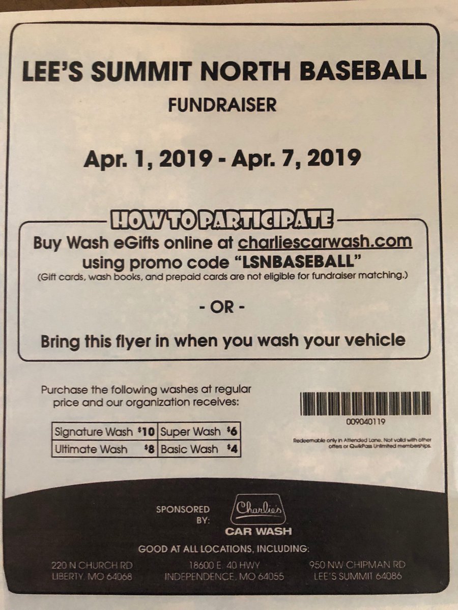 LSBandits's tweet image. Rain in the forecast this weekend! We’ve got you covered. Hit the link below to view details on LSN Baseball car wash fundraiser April 1 - 7
@LSNbaseball @LSNActivities