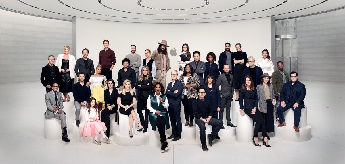 TeamID's tweet photo. Introducing the class of Apple TV+

#KumailNanjiani #EmilyVGordon #JonMChu #RashidaJones #TimRobbins #RonCephasJones https://t.co/uBZNtKq4xL