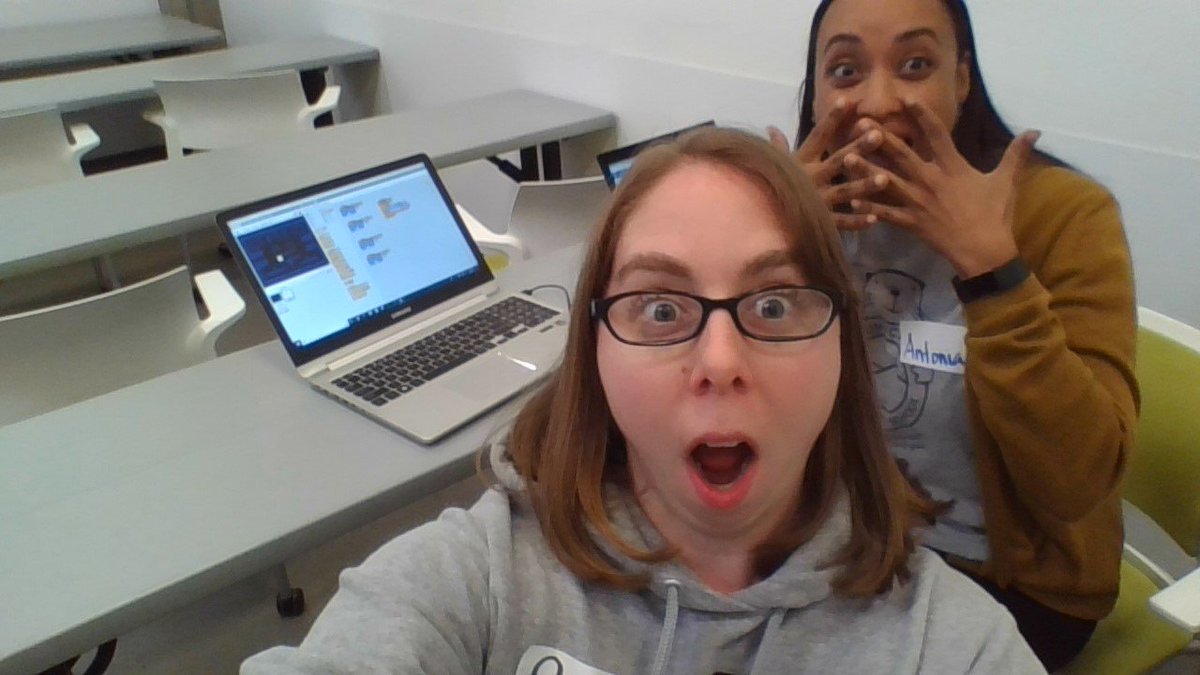 MsHenderson13's tweet photo. @alwo0ds3 and I are becoming coding experts at #livingcomputermuseum with #SPSdigitallearning today! https://t.co/tNmwT2NJR7