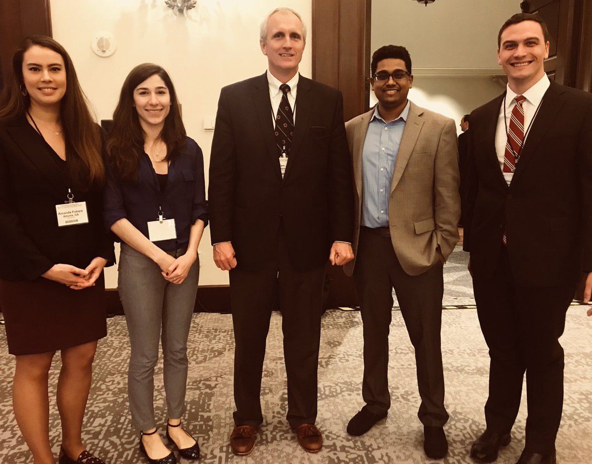 EmorySurgery's tweet image. Emory residents and fellows at Society of Clinical Vascular Surgery (SCVS) with President Elect Dr. William Jordan! #SCVS #vascularsurgery #emorysurgery #emoryvascular #artery #vein