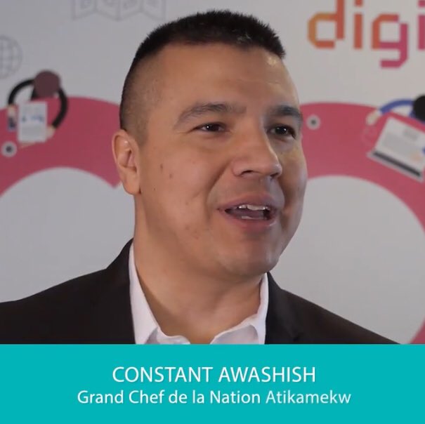 PN_MTL's tweet photo. C'est possible aujourd'hui de travailler depuis les communautés et d'être ouvert sur le monde".
Grand Chef Constant Awashish.
📹: https://t.co/FVxQ5nRkgl
#CODEAvenir : la technologie au coeur du développement des jeunes. Soutenu par le @SAJ_Qc et présenté par @hydroquebec https://t.co/ffe3FWPIdB