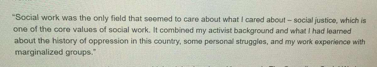ShimonDCohen's tweet photo. @SD_SocialWorker #ThisIsSWchat this is what I said when once interviewed about why I chose SW https://t.co/MVVl2TqD63