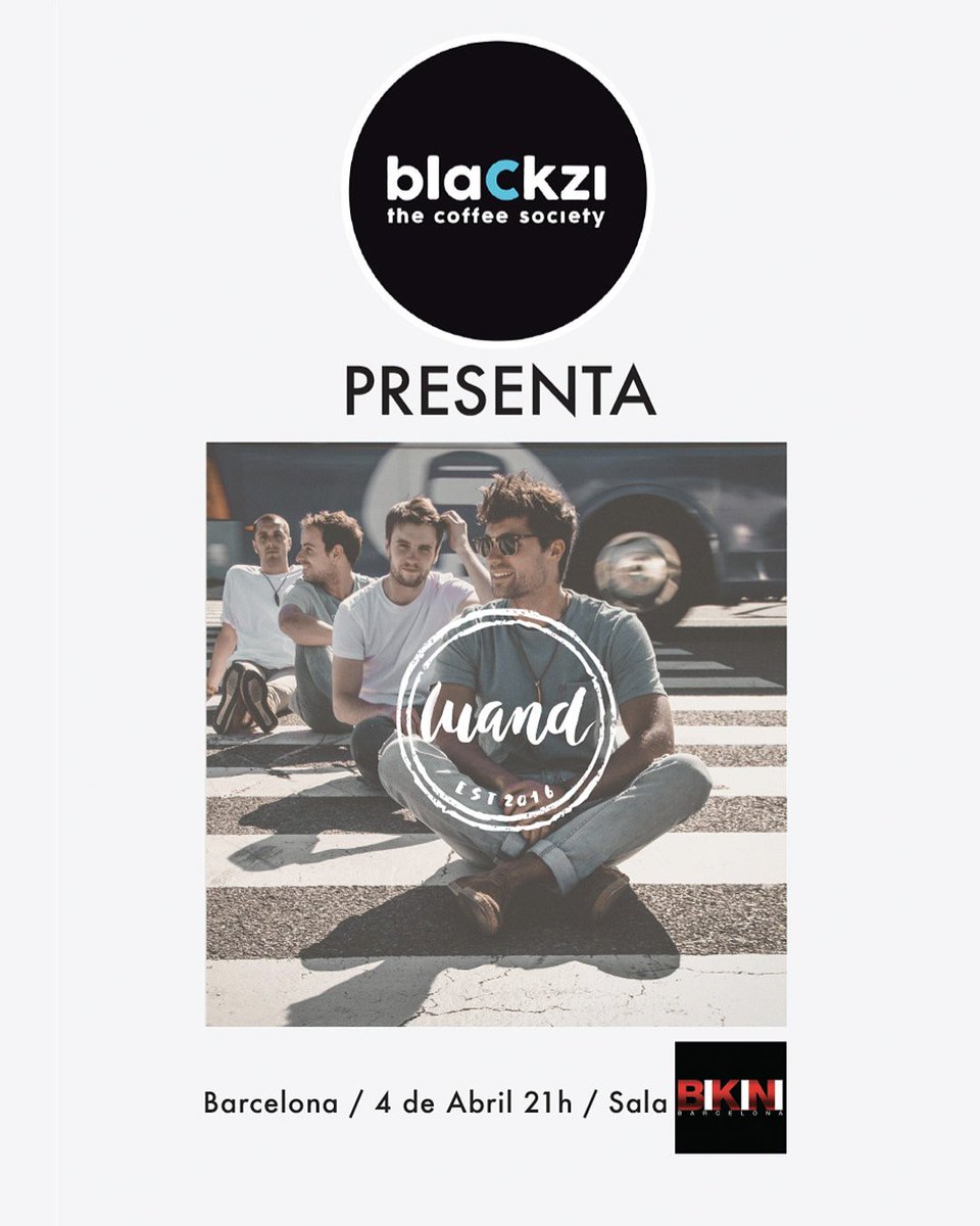 Ya falta poco para la gran presentación de la gira de #Luand. Consigue tus entradas en 
 entradium.com/es/events/blac…

¡Nos vemos en la Sala Bikini el día 4!