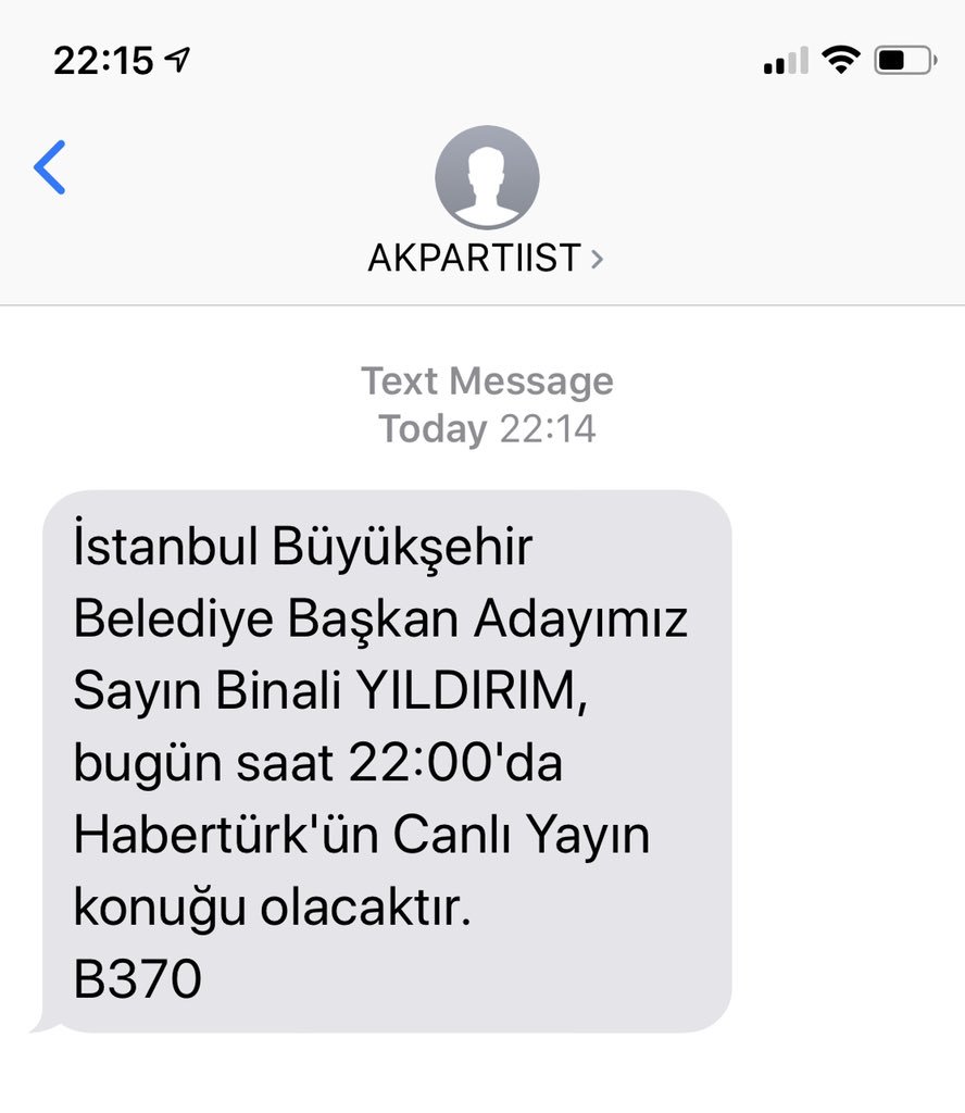 Bu da bir tecavüz değil mi? Mesaj saati 22:14, program 22:00de başlamış, reyting düşük herhalde! Kişisel verilerin korunması için kanun yazanlar ilk fırsatta kendileri çiğniyorlar. #yeter