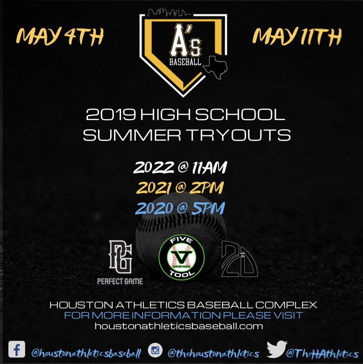 TheHAthletics's tweet photo. Registration is now open for the Houston Athletics (15U-17U) Summer Teams!!

Class of 2020
Class of 2021
Class of 2022

To register visit:

https://t.co/DxR87PWV9e https://t.co/B33XsfgesY