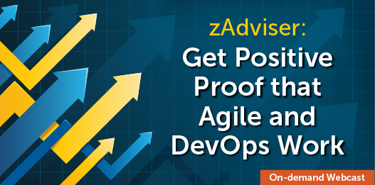 BMCCompuware's tweet photo. Missed our recent webcast on how zAdviser provides unequivocal proof that #Agile &amp; #DevOps really do give your business a significant advantage? Well, you're in luck! Here is the on-demand replay: https://t.co/7LVIpTV88E #IBMz https://t.co/BSMndsS832