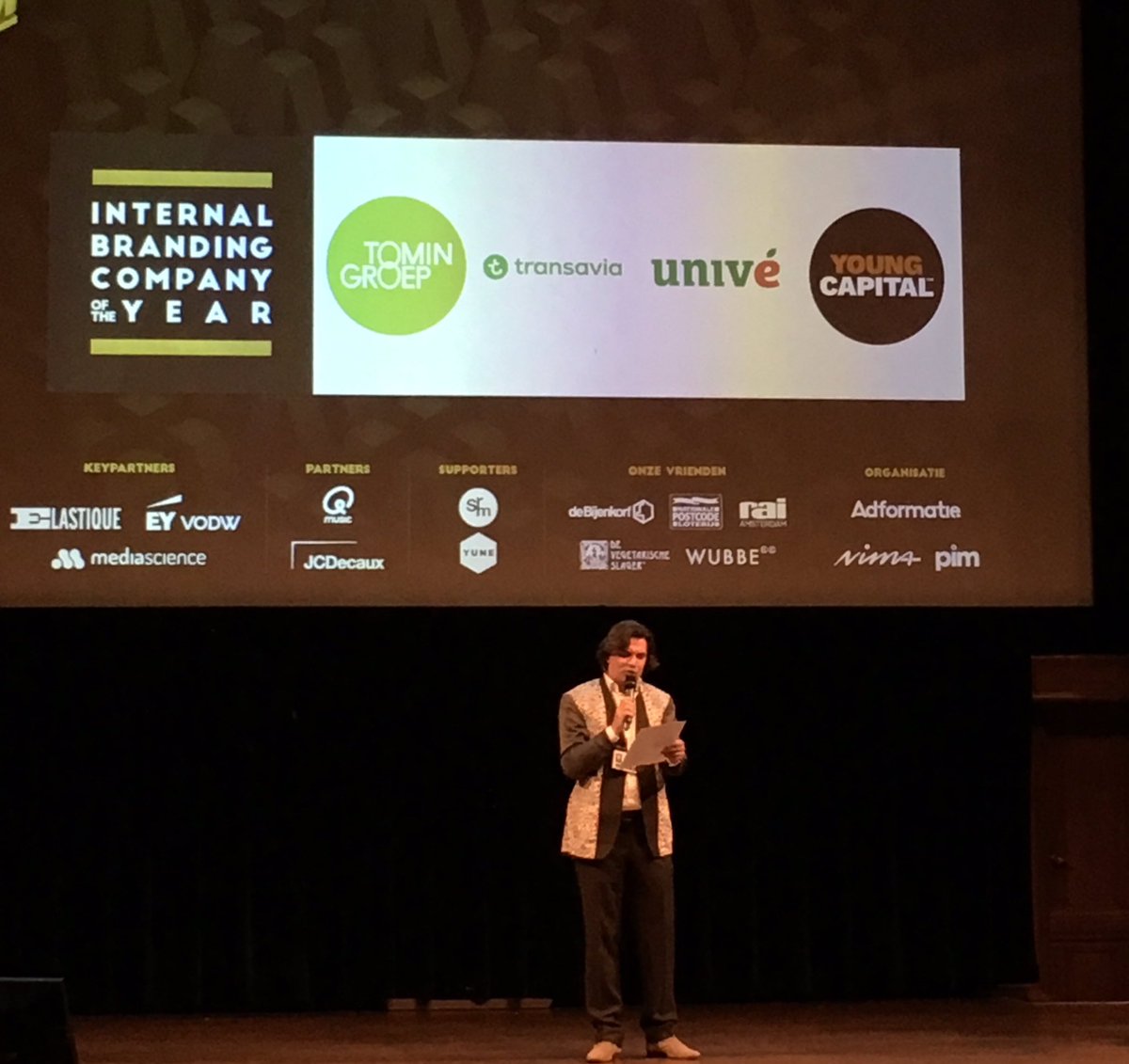 De award voor Internal Branding  Company of the Year gaat dit jaar naar #Transavia