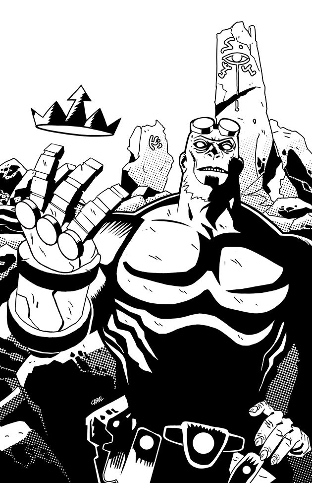 Cabbralcorp's tweet photo. #Hellboy #Hellboy25 #darkhorsecomics https://t.co/t5CWVJChqw