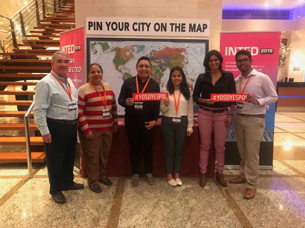 rodrigos_ec's tweet photo. Los proyectos comunitarios de @espol se difundieron en #inted2019. @UVS_ESPOL estuvo presente con varios de sus programas 2018-2019. Profesores de @espol_fiec y otras facultades realizaron su ponencia. https://t.co/LEduqRnmIf