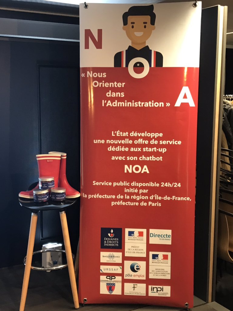 FrenchTechBdx's tweet photo. 🔝Lancement à @joinstationf du 1er #chatbot inter-administrations par Cyril Texier CEO de @dydu un de nos #Pass #FrenchTech 
Objectifs du chatbot NOA :
👌Orienter vers les services Douanes Direccte Préfecture URSSAF Pôle Emploi INPI UGAP !
💪 disponible 24/7 en 🇫🇷 et anglais https://t.co/owprRkztAj