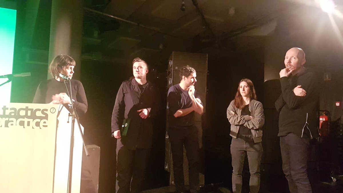 aksiomaorg's tweet photo. The Q&A at Tactics & Practice No. 7 looks something like this. Thank you to our speakers for such informative talks and to our audience members for their lively questions. See you tomorrow at our gallery! #CriticalEngineering https://t.co/NTCF7u8Np7