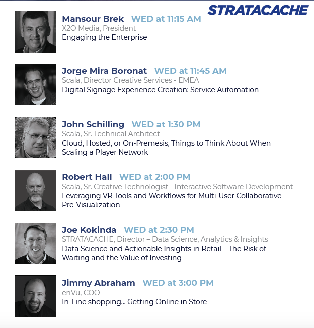 STRATACACHE's tweet photo. The #STRATACACHEfamily is kicking off @DSExpo with #VR demos in #Booth2800 from 10AM-11AM! Find the full schedule of our #EmergingTechnology theater here: https://t.co/uHy19bD8Fo https://t.co/mWMqRj8QnL
