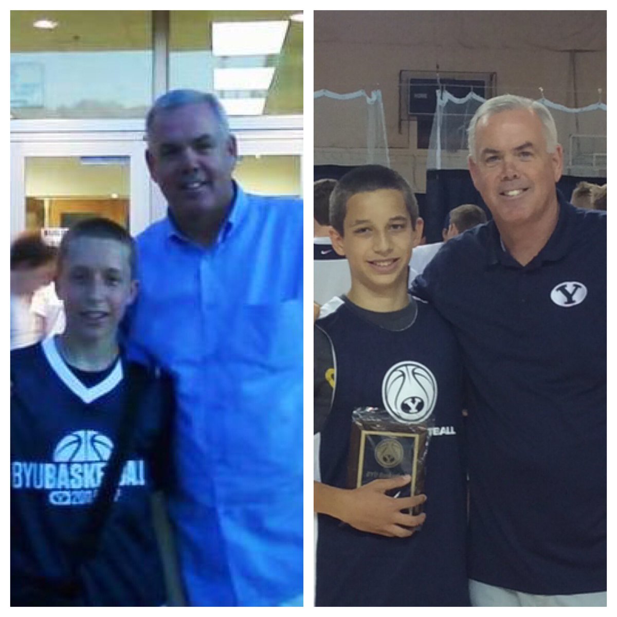 THEallenbingham's tweet photo. Thanks for everything Coach Rose. We love you💙 #CoachRose #BYUHoops https://t.co/O42ERVsz8Y
