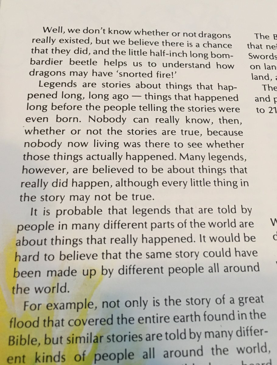 70. But the next excursion is even more fun! Gish comes back to his suggestion that duckbilled dinosaurs might represent the truth behind our legends of dragons! They might have used their crests to "breathe fire"! This is totally the Levianthan from the book of Job amirite