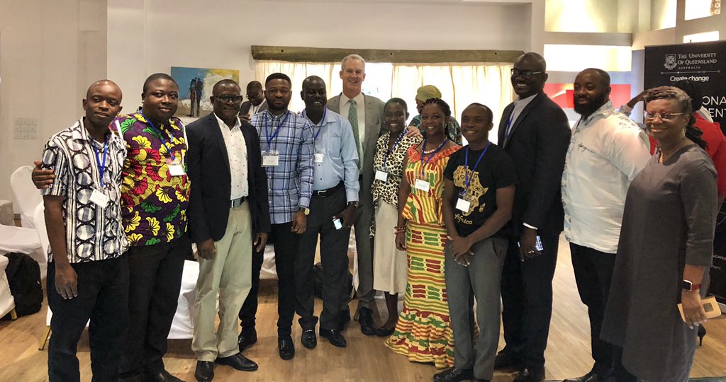 AusAmbGHA's tweet photo. 🇦🇺 is assisting Africa to manage its artisanal small scale mining #ASM sector including thru this @AustraliaAwards ASM shortcourse. After 4 weeks study &amp; field visits in Australia, they now have a 3 week study tour in Ghana.  Participants from 7 countries across Africa. @baawa https://t.co/hxKquF81yw