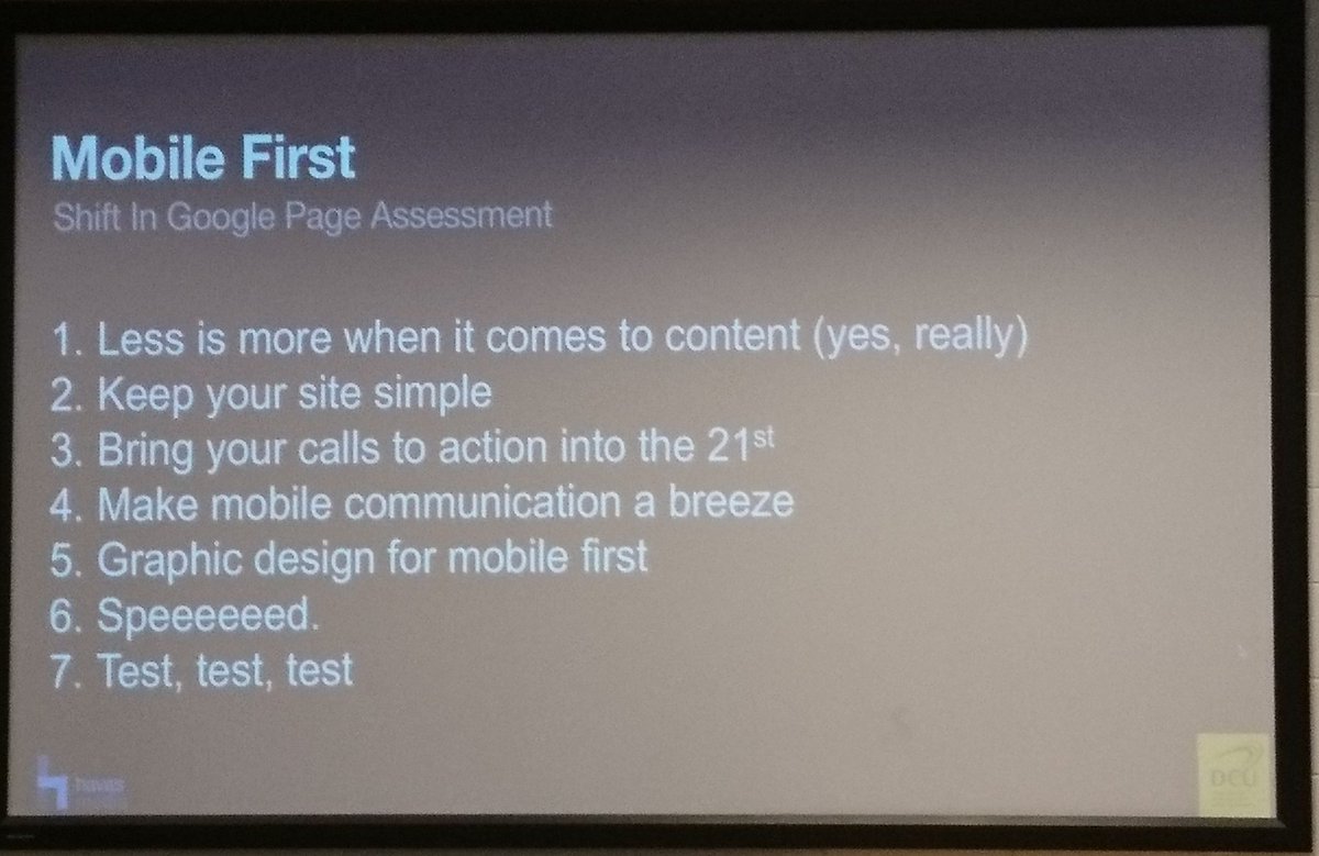rhona_o's tweet photo. Great tips for #MobileFirst #digitalmarketing
Thanks @HavasMediaIRL
#GetMobile19 #MobileApp #MobileMarketing
#DigitalFirst
@BusinessDCU https://t.co/7KZTfedt1V