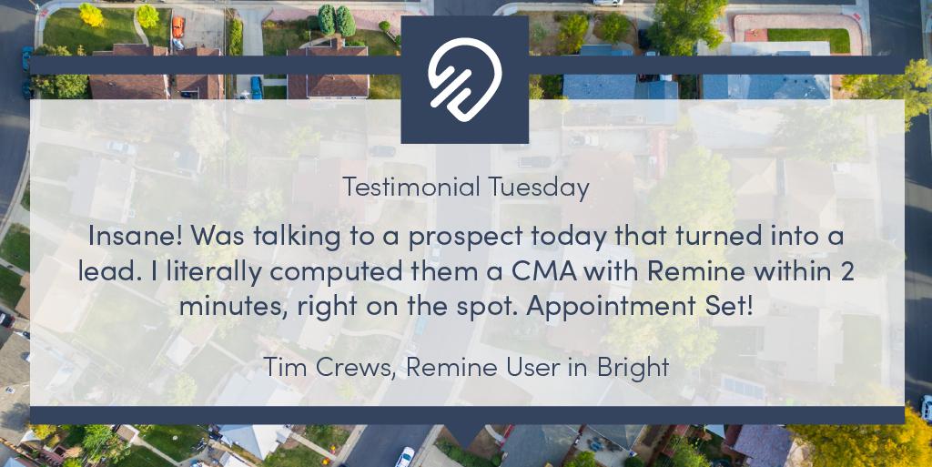 realremine's tweet photo. #testimonialtuesday And now you can create a personalized CMA on your TABLET!

Download Remine Mobile on your tablet to try it today! Available on the App Store and Google Play. https://t.co/PxPvXsfyLZ

#realremine #cma #comps #realestatecomps #realestate #realestateagent https://t.co/614moJKlAU