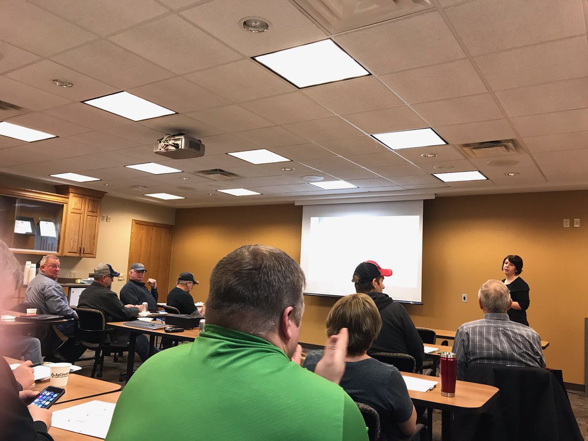 AgCMichelleJ's tweet photo. Exploring Marketing Opportunities - AgCountry Marketing Meeting, facilitated by AgCountry Marketing Education Specialist, Katie Miller, @agckatiem, held at the Wahpeton Branch office.#AGCEdu #Commodities #Wahpeton https://t.co/G5VcyIqPPU