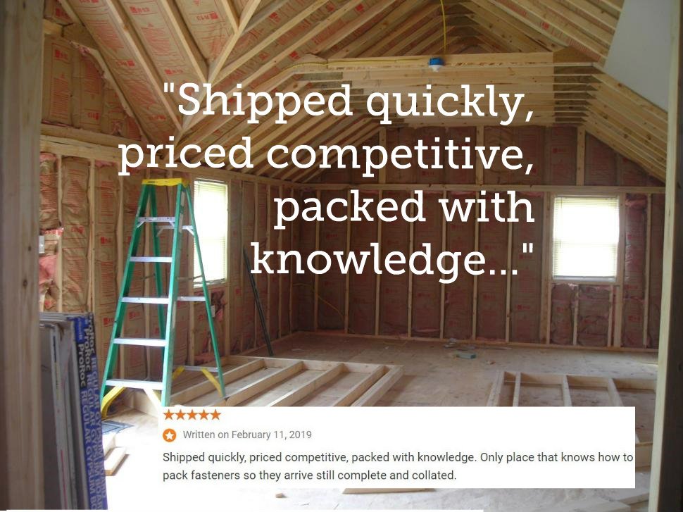 We love a good review. Cheers! #nailgundepot #nailgun #fasteners #Construction #homebuilding #woodworking #Construction #powertools #DIY #woodworker #upholstery #framing
