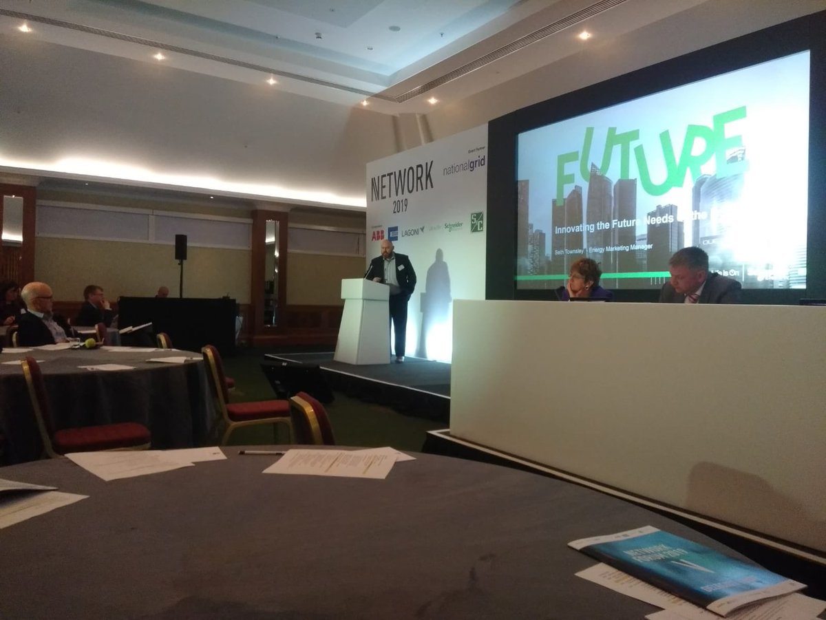 BEAMAUK's tweet photo. At @network_mag Forum 2019 - Chris Watts Director Regulatory Affairs @SandC_UK with an interesting take on the modern demands of network reliability #reliability #networkperformance #assets https://t.co/X4q5MkIlP2